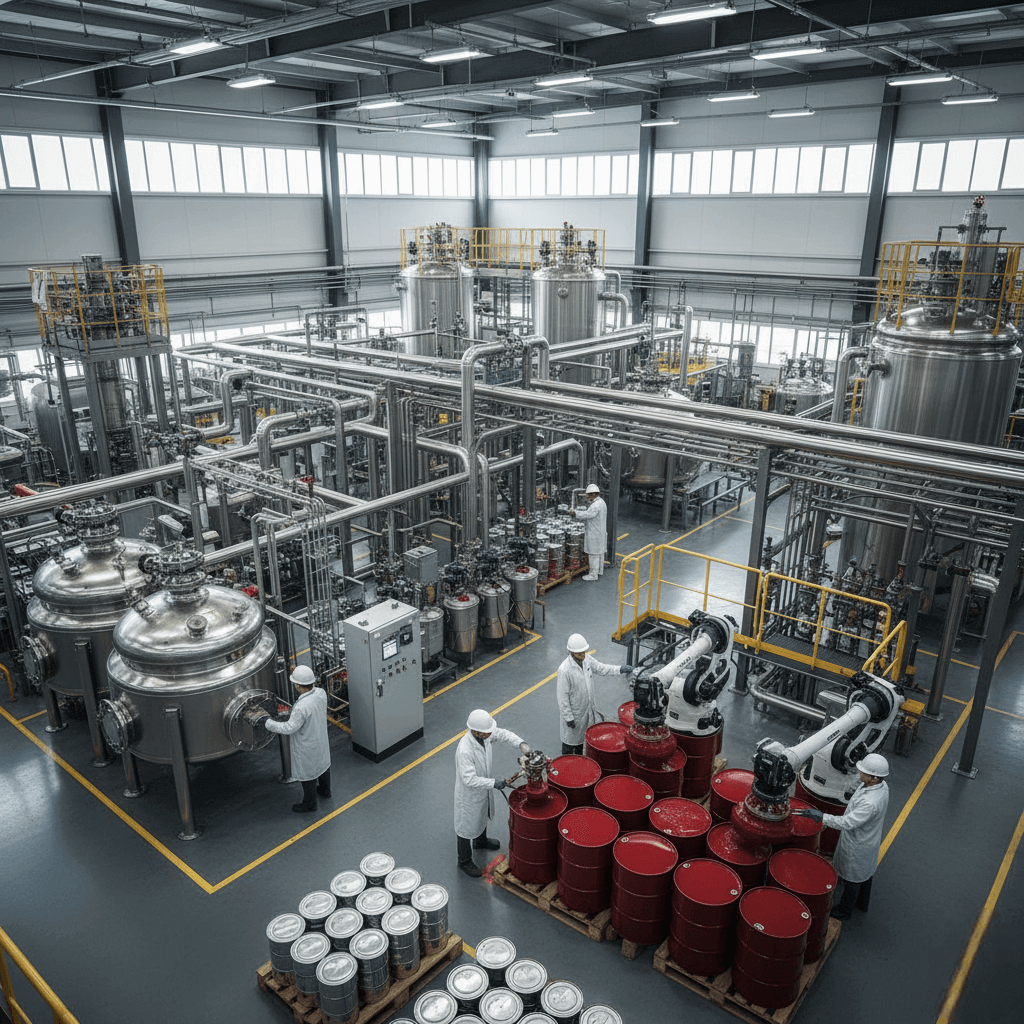 Chemikálie a speciální barvy